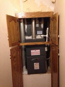 Here's their new furnace to finish off the cool spring!