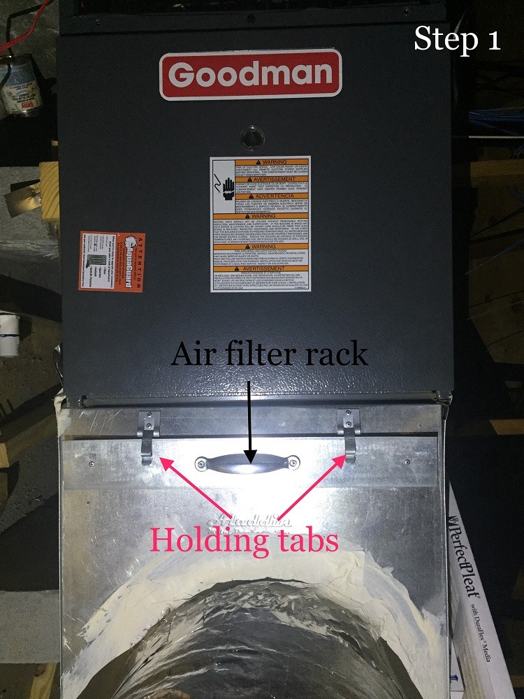 Change your filter step 1