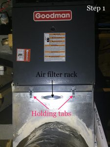 Here's step by step instructions for changing out your HVAC filter